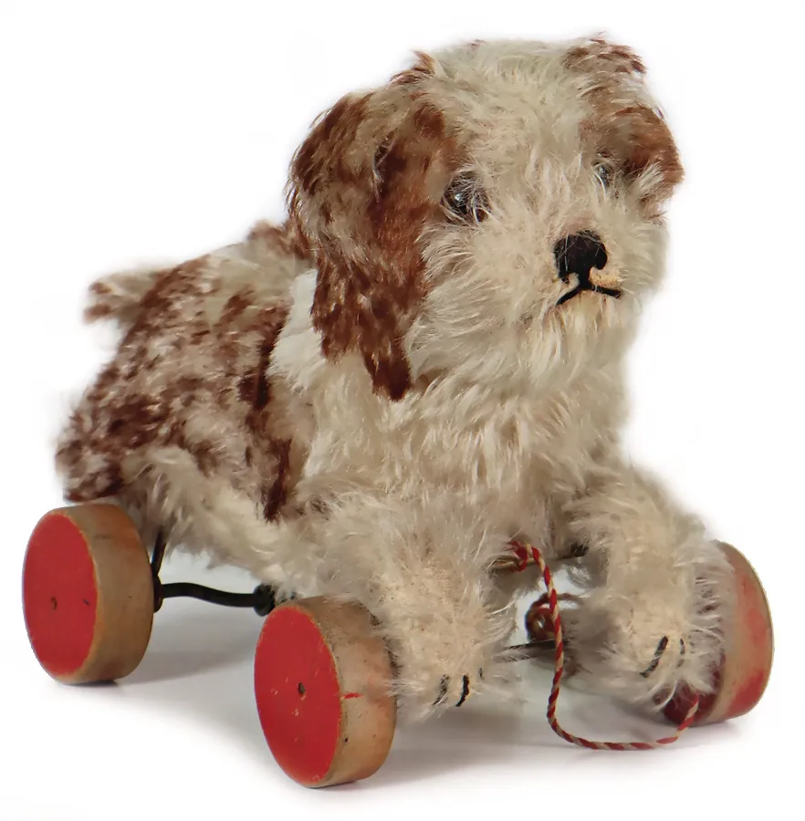 STEIFF – chien à cloche Steiff