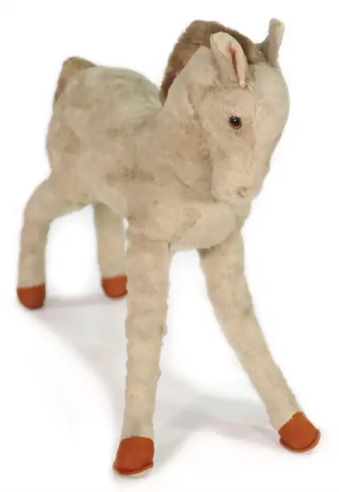 STEIFF – poulain en peluche de soie