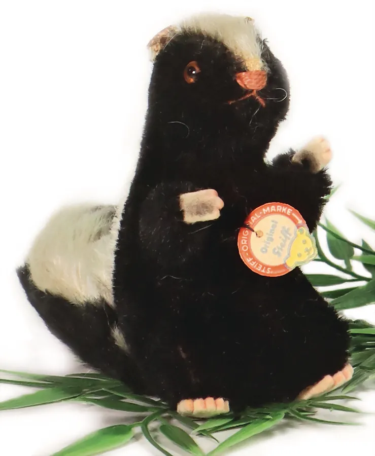 STEIFF – rare putois Steiff à ressort