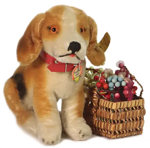 STEIFF – petit beagle assis