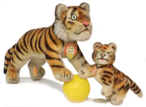 STEIFF – 2 pièces tigre Steiff