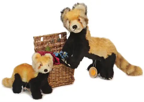 STEIFF – 2 x Panda indien