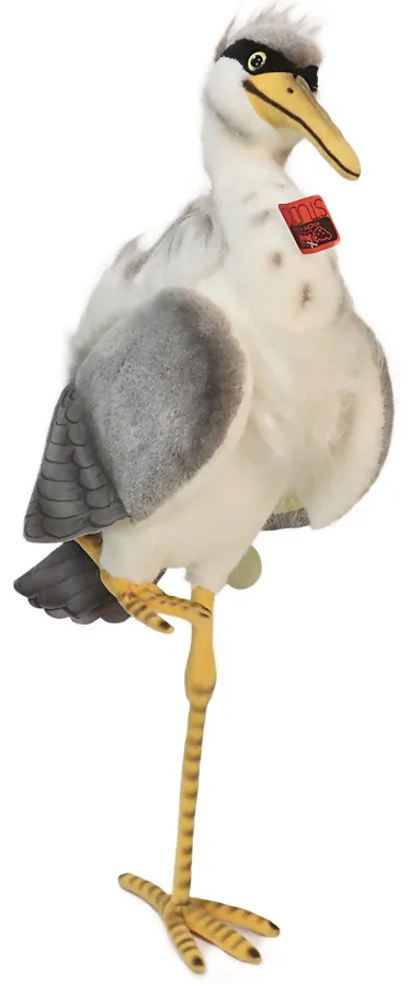 STEIFF – animal de studio, héron cendré