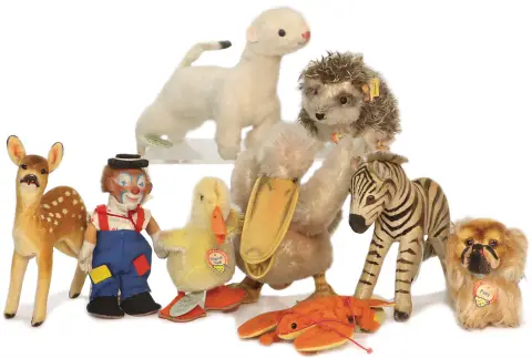 STEIFF – 9 pièces Steiff