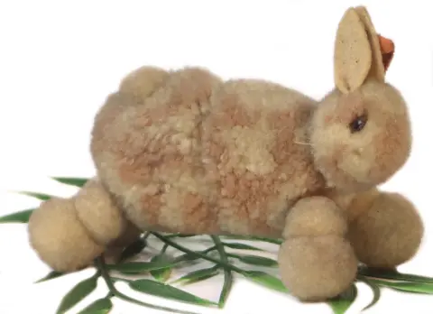 STEIFF – Miniature en laine exceptionnelle