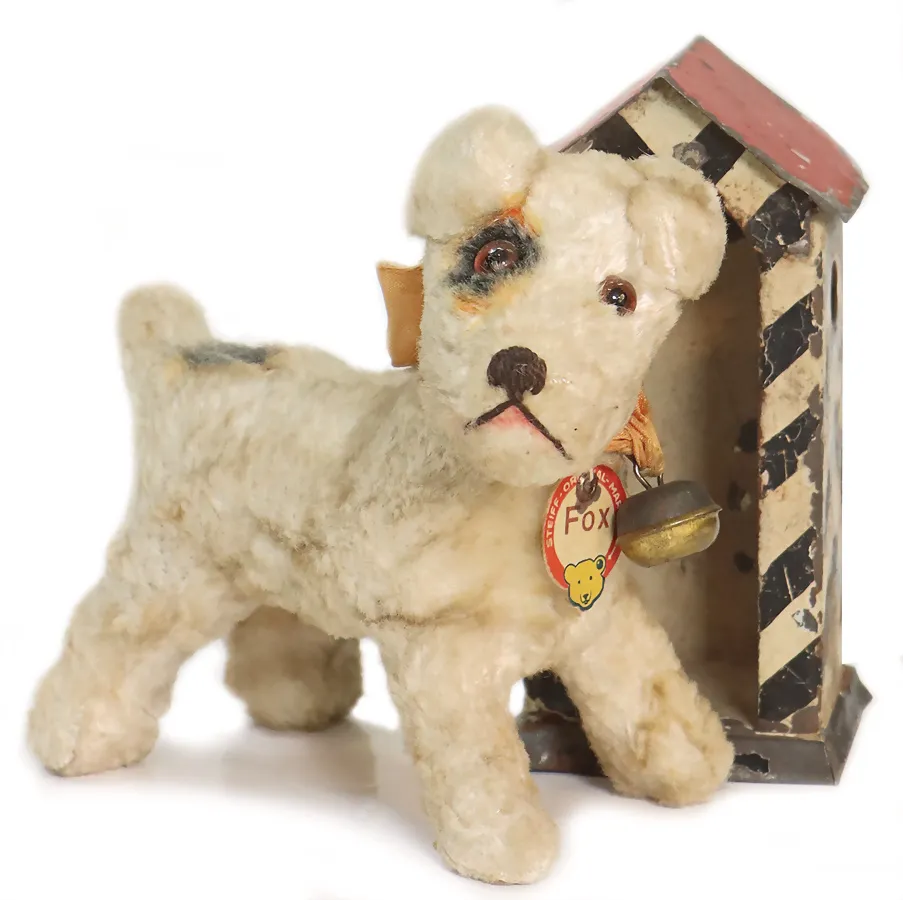 STEIFF – Chien Fox, peluche synthétique