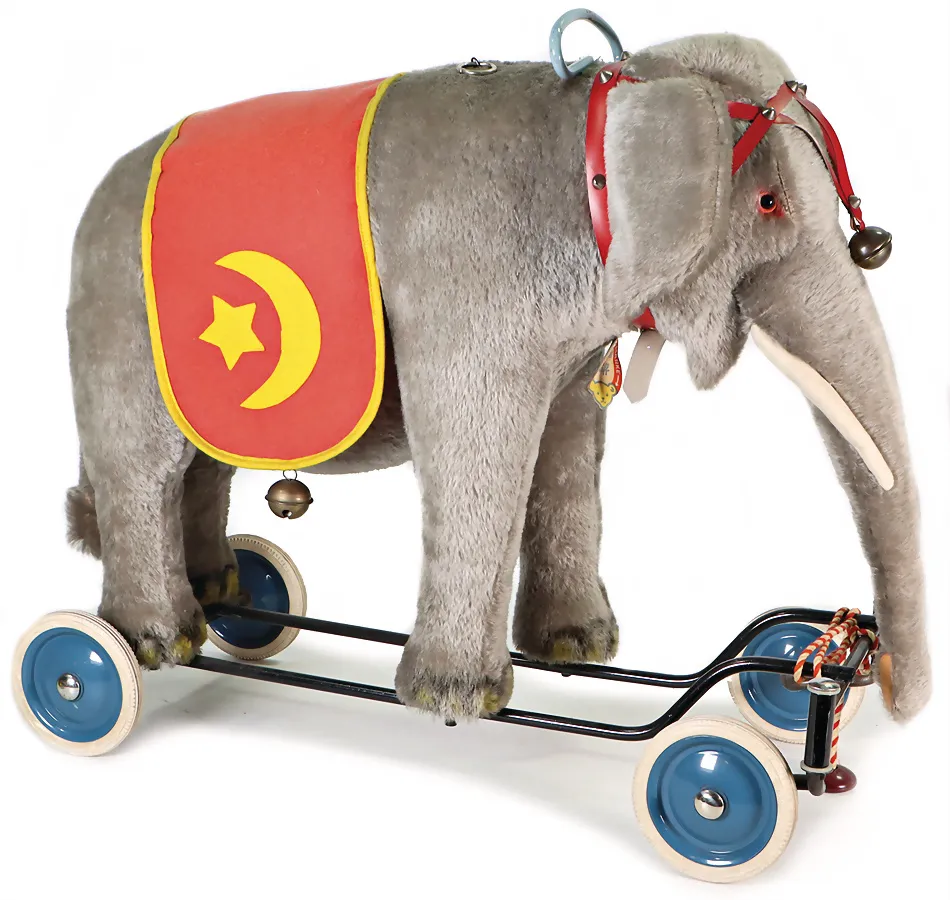 Steiff – animal monté, éléphant