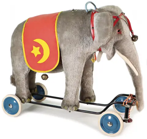 Steiff – animal monté, éléphant