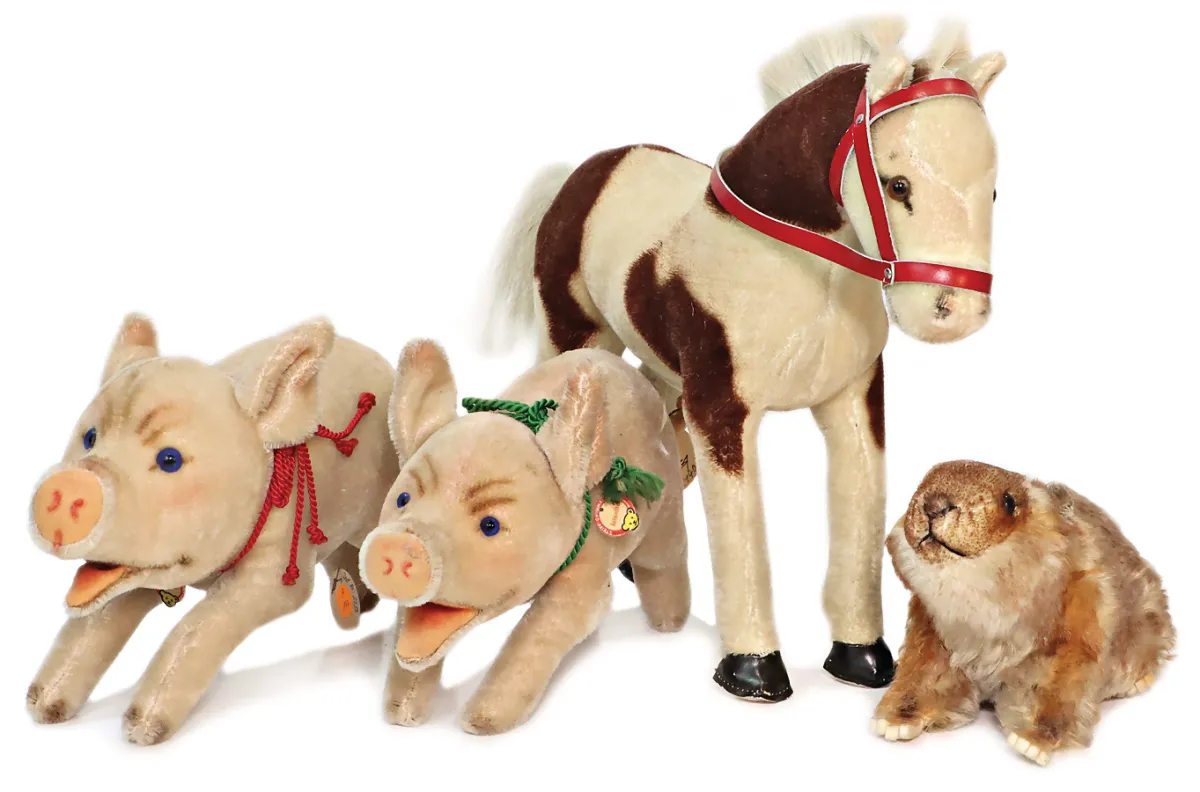 STEIFF – 3 delen Steiff dieren
