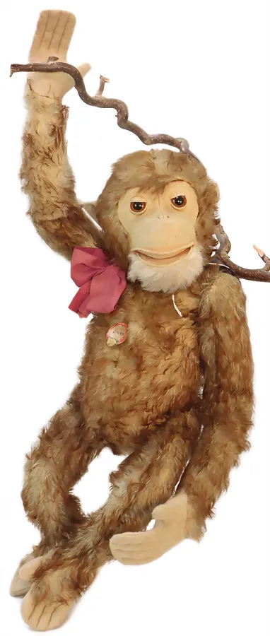 STEIFF – Chimpanzé, fabriqué de 1928 à 1933
