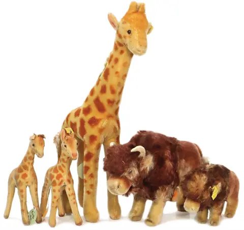 Steiff – 5 pièces Steiff