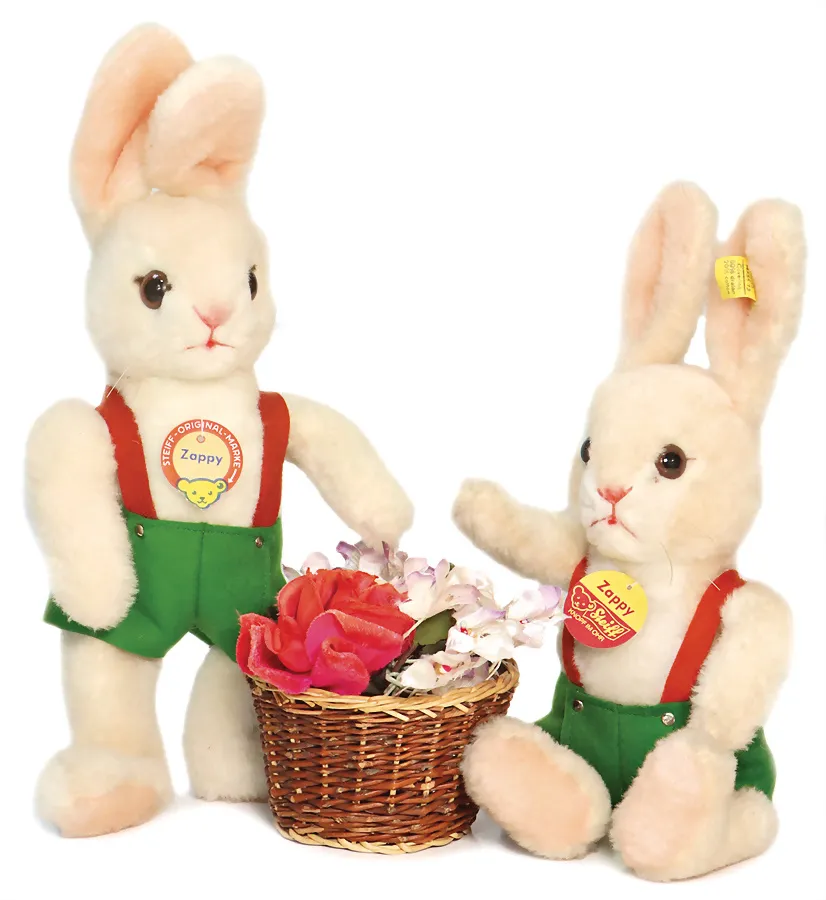 STEIFF – 2 x Zappy, 1 x Zappy konijn