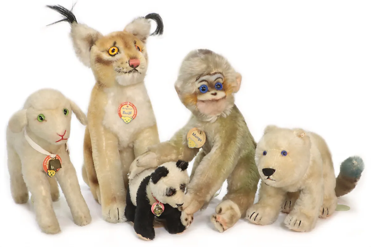 Steiff – 5 pièces Steiff
