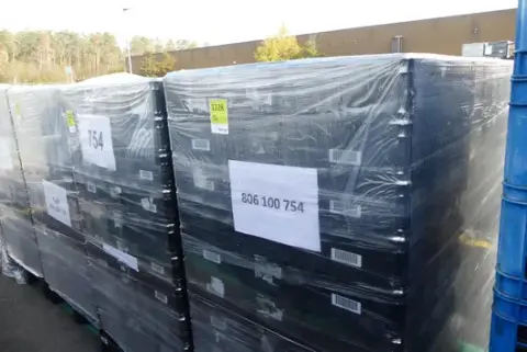 Palé de cajas SSI Schäfer