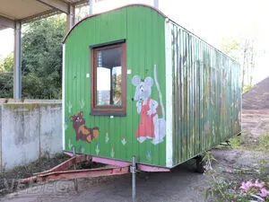 Tek akslı şantiye römorku