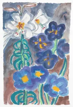 ARTISTA DESCONOCIDO. Bodegón de flores.