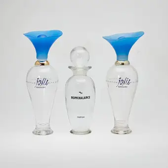 MÄURER & WIRTZ. Büyük şişe grubu, cam, plastik, 1960'lar, Almanya. (3).