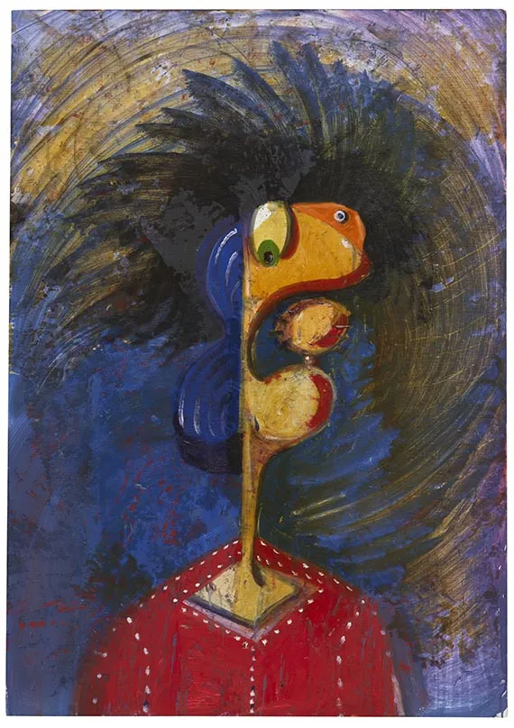 George Condo, Portrait de Femme, 1990
