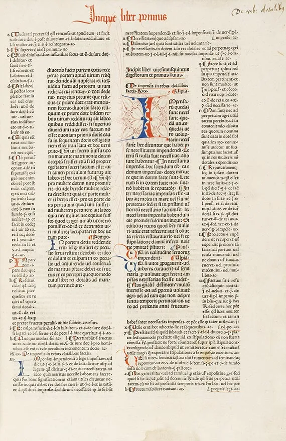 Justinianus, Infortiatum (Corpus iuris civilis)