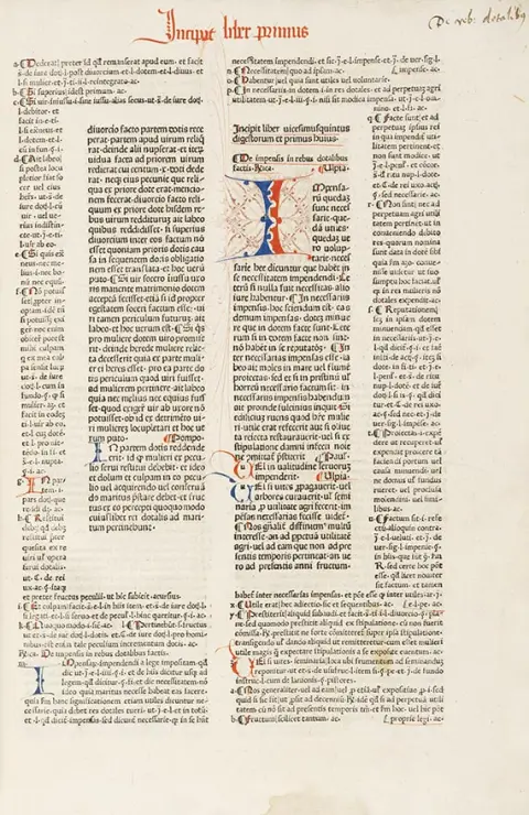 Justinianus, Infortiatum (Corpus iuris civilis)
