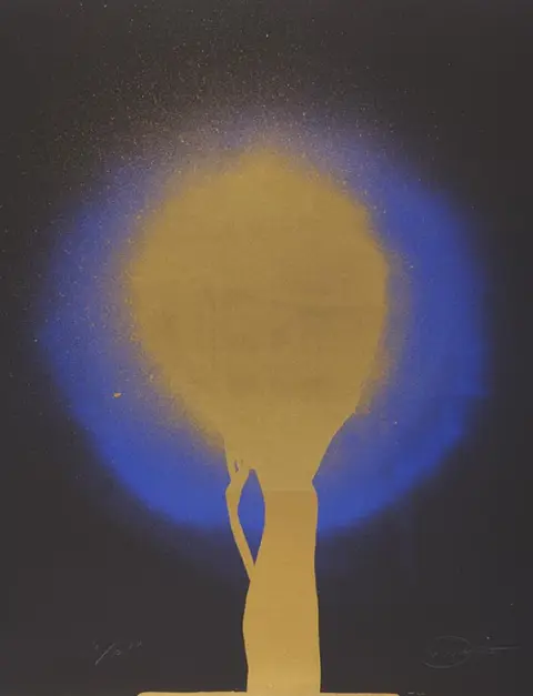 Otto Piene, Elmsfeuer, 1975