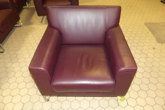 Walter Knoll - आर्मचेयर, वाइन रंग