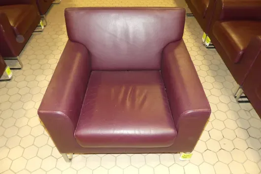 Walter Knoll - 扶手椅，酒红色