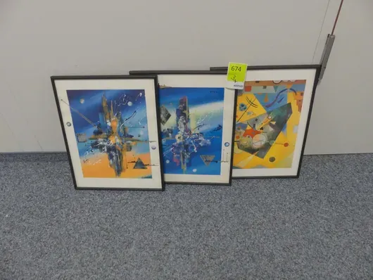 3x Wandbild