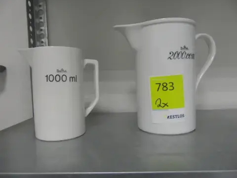 2x Rosenthal - porcelán mérőpohár