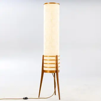 柚木'Rocket'落地灯，1960年代。