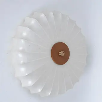 Cocoon 壁灯 / 吸顶灯，玻璃纤维织物，20世纪中期。