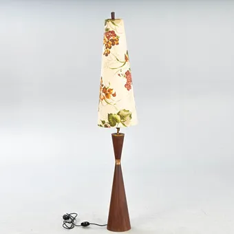 PARKER KNOLL。落地灯“Diabolo”，1960年代，柚木。