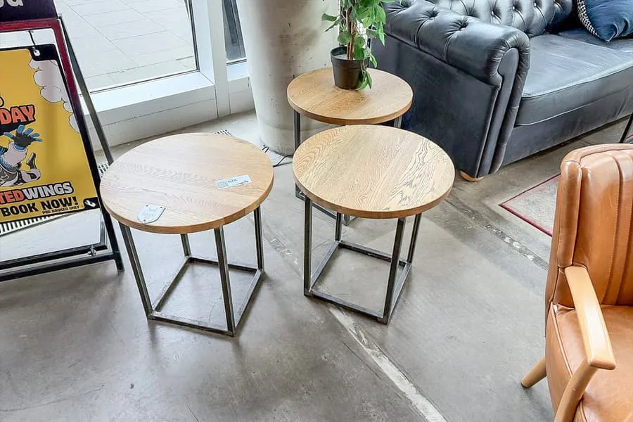 3 tavolini laterali
