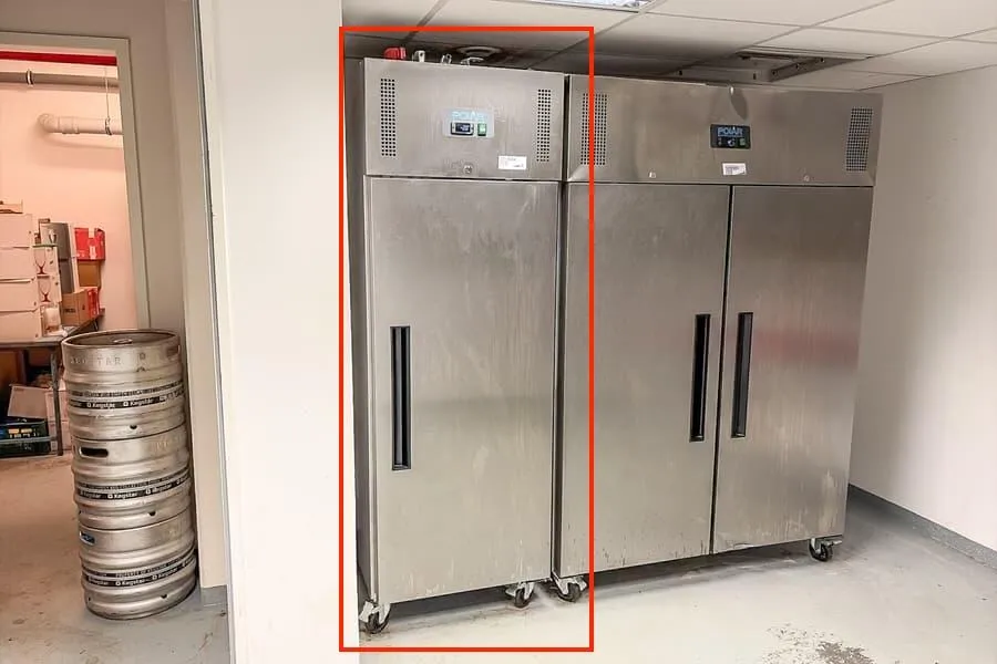 Congelatore professionale in acciaio inox POLAR G593-E-02