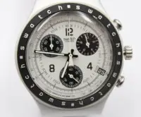 Swatch Irony Chrono «Adrenaline» (YCS4001), 1998, movimiento de cuarzo funciona, marcas de uso, aprox. 4 cm de diámetro