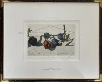 Wolfgang Zellmer (1948) 静物,编号 123/145,带框/玻璃,框尺寸 31x25 厘米