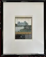 Christo (1935-1920) Wrapped Reichstag, Project for Berlin,带框/玻璃,框尺寸 32x26 厘米,版上标注