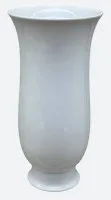 Yüksek vazo "Kaiser" beyaz, yükseklik 25 cm