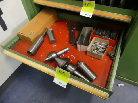 Lot d'outils pour tours, pointes de centrage, pointes de contre-poupée