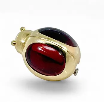 Pomellato – Brosche „Marienkäfer“, 1990er-Jahre.