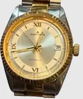 Automatski ručni sat HAU "Jaques Lemans", čelik/złato, mehanizam radi, D-3,5 cm