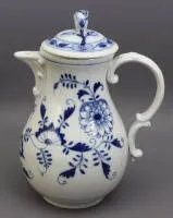 Cafetera marca Schwerter Meissen, 1924-1936, alemán