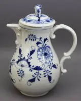 Cafetera marca Schwerter Meissen, 1924-1936, alemán