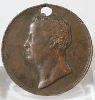 Porosz emlékérem 1840, III. Frigyes Vilmos halála