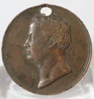 Porosz emlékérem 1840, III. Frigyes Vilmos halála