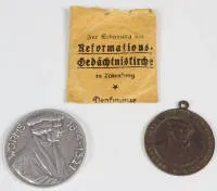 A reformáció és az emlékezet templomainak emlékérme, historizmus 1900 körül, német