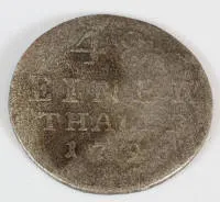 Srebrni sitni novčić 1796, Anhalt-Bernburg Friedrich Albrecht 1765-1796