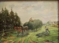 A. Karol 1886-1973, Paysans à la fenaison