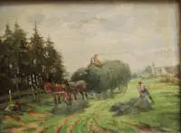 A. Karol 1886-1973, Paysans à la fenaison