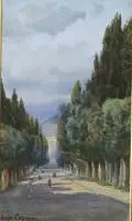 Helga v. Cramm 1840-1919, Le chemin de Florence